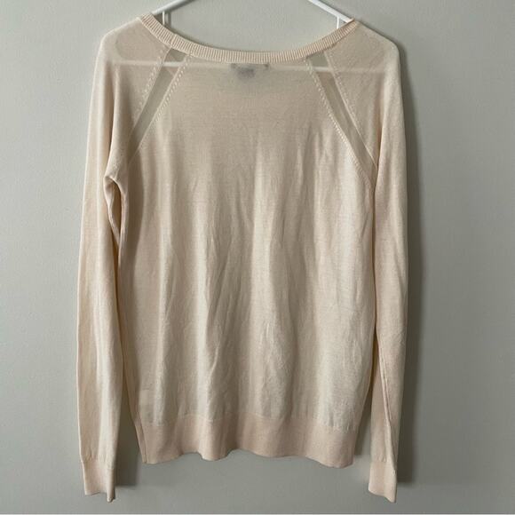 Vince. Wool Silk Blend Buttercream Sweater Size S - Picture 8 of 8